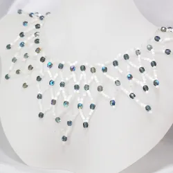 Necklace - Waterfall Runa - Necklace - Laiton argenté